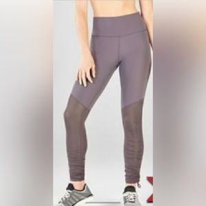 Fabletics size small mauve semi sheer leggings high rise like new